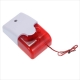 Security Siren Fire Alarm Strobe Light - Home Burglar Fire Alarm Siren with Flash - 12V/24V