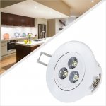 LED Recessed Light Fixture - Aimable - 40 Watt Equivalent - 3.5" - 290 Lumens