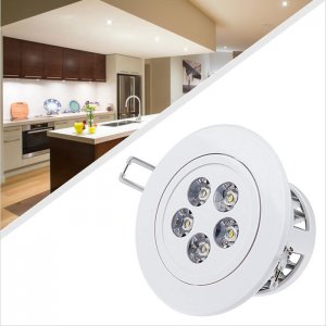 LED Recessed Light Fixture - Aimable - 40 Watt Equivalent - 4.45" - 460 Lumens