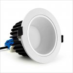 12W WiFi Smart LED Recessed Light Fixture - Anti-glare RGB+CCT LED Downlight - Smartphone Compatible - RF Remote Optional