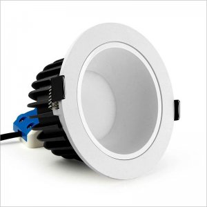 12W WiFi Smart LED Recessed Light Fixture - Anti-glare RGB+CCT LED Downlight - Smartphone Compatible - RF Remote Optional