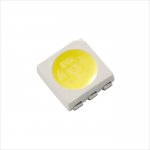 5050 SMD LED Series - 6500K Pure White Surface Mount LED w/120 Degree Viewing Angle