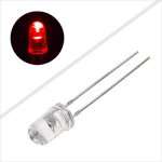 5mm Super Bright Red LED - 630 nm - T1 3/4 LED w/ 30 Degree Viewing Angle