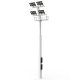 800W LED High Mast Light, 200Lm/W High uniformity Black Aluminum 4 Modules Waterproof Light