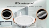 15W WiFi Smart LED Recessed Light Fixture - Waterproof IP54 RGB+CCT LED Downlight - Smartphone Compatible - RF Remote Optional