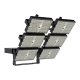 1800W LED Area Flood Light Fixtures - 100-277V 5000K 306,000lm Super Bright Outdoor 6 Modules Work Light