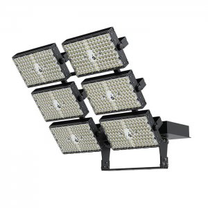 1200W 200Lm/W Dragonfly Max LED High Pole Light - ETL TUV Aluminum Fin 6 Module Rotatable Anticorrosive Flood Light