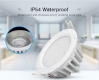 6W WiFi Smart LED Recessed Light Fixture - Waterproof IP54 RGB+CCT LED Downlight - Smartphone Compatible - RF Remote Optional