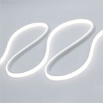 16.4ft (5m) White LED Neon Flex - Top Bend SA1010 Series Neon Strip Light - 24V - IP67 - 323 lm/ft