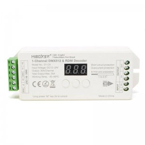 SBL-D1CX MiBoxer 1 Channel Constant Voltage DMX512 & RDM Decoder