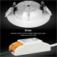 6W WiFi Smart LED Recessed Light Fixture - RGB+CCT LED Downlight - Smartphone Compatible - RF Remote Optional